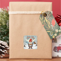 ノルウェー Nisse God Jul クリスマス ステッカー