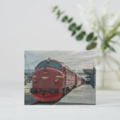 ノルウェー。NOHAB Di3 616アットトロンハイムS ポストカード (スタンド正面)