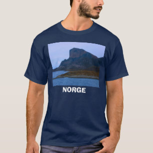 ノルウェー、Norgeのフィヨルドの入口 Tシャツ