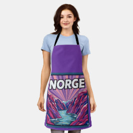 ノルウェー Norge ゲイランゲルフィヨルド エプロン