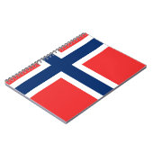 ノルウェー- Norgesのflaggの旗- Detのnorskeのflagget ノートブック (左側)