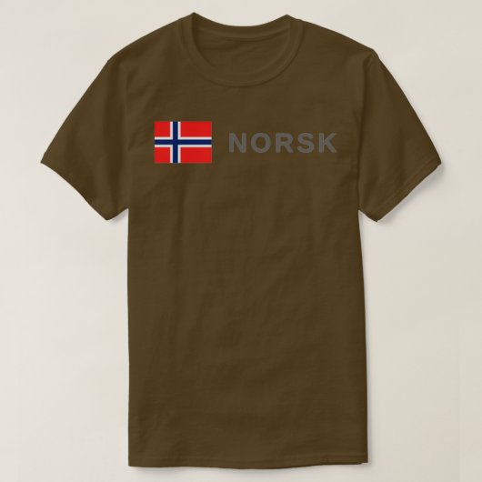 ノルウェー Tシャツ (デザイン正面)
