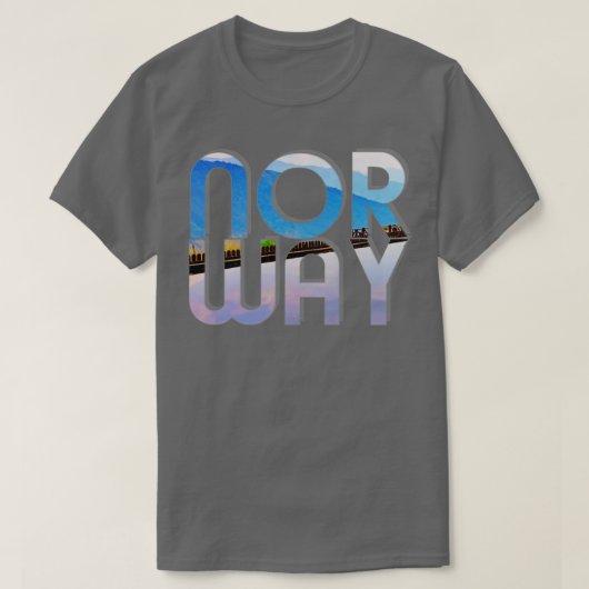 ノルウェー Tシャツ (デザイン正面)