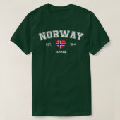 ノルウェー Tシャツ (デザイン正面)