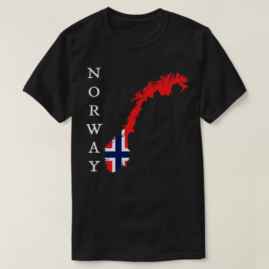 ノルウェー Tシャツ (デザイン正面)