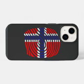 ノルウェーDNA iPhoneケース (裏面横)