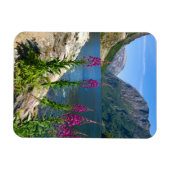 ノルウェーGudvangen Villageフレキシブルフォトマグネット マグネット (横)