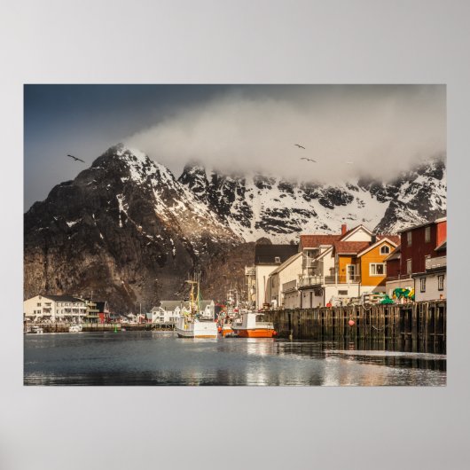 ノルウェーHenningsver ポスター (正面)