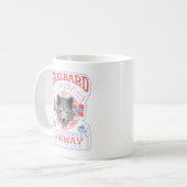 ノルウェーSVALBARD LONGYEBYEN - SVALBARD ARCTICキツネ コーヒーマグカップ (正面左)