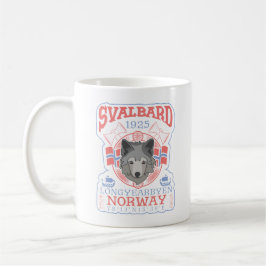 ノルウェーSVALBARD LONGYEBYEN - SVALBARD ARCTICキツネ コーヒーマグカップ
