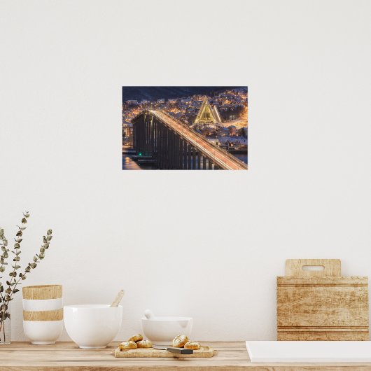 ノルウェーTromso ポスター (キッチン)