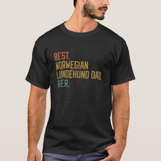 ノルウ最高のエンルンドフンドパパは犬を育てる父 Tシャツ