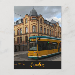 ノルケルプスウェーデンの路面電車 ポストカード