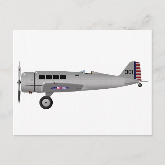 ノルスロップY1C-19アルファ ポストカード (正面)