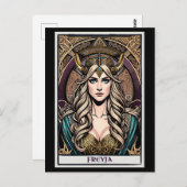 ノルセバイキング女神フリージャポストカード ポストカード (正面/裏面)