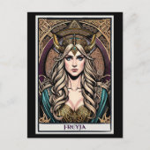 ノルセバイキング女神フリージャポストカード ポストカード (正面)