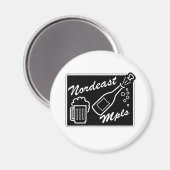 ノルダストミネアポリス マグネット (正面/裏面)