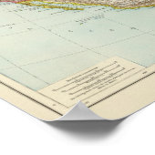 ノルダメリカ – 北米の地図 ポスター (角)