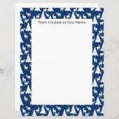 ノルディックアウトドアシーディアパインツリーネイビーブルーカスタム (正面/裏面)