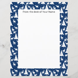 ノルディックアウトドアシーディアパインツリーネイビーブルーカスタム