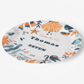 ノルディックアンダーザシー子供の誕生日 ペーパープレート (アングル)