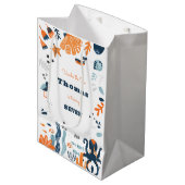 ノルディックアンダーザシー子供の誕生日 ミディアムペーパーバッグ (正面アングル)