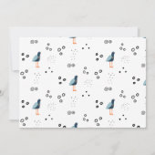 ノルディックアンダーザシー子供の誕生日 招待状 (裏面)