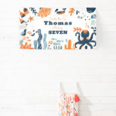 ノルディックアンダーザシー子供の誕生日 横断幕 (インサイチュ)