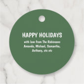 ノルディッククリスマスのノーム フェイバータグ (裏面)