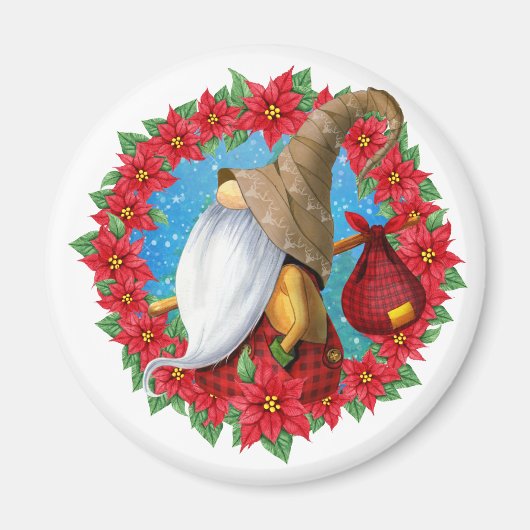 ノルディッククリスマスのノーム マグネット (正面)