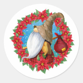 ノルディッククリスマスのノーム ラウンドシール