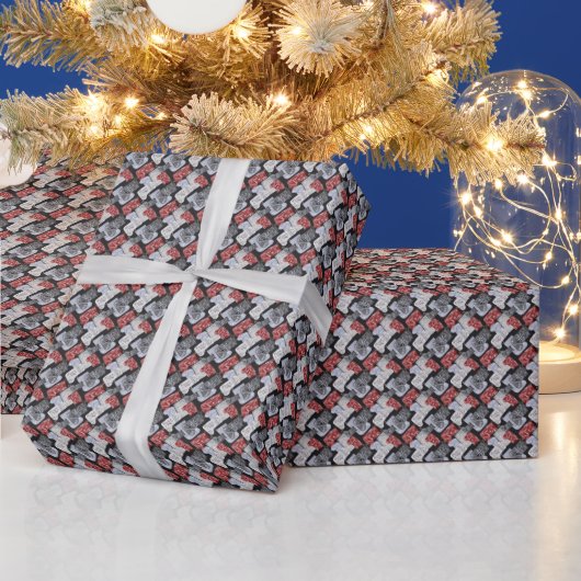 ノルディッククリスマスソックスをカスタマイズしよう ラッピングペーパー (クリスマス)