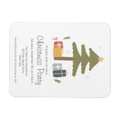 ノルディッククリスマスツリーホリデーパーティー マグネット (横)