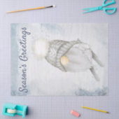 ノルディッククリスマスホリデーフェスティバルスキー格言 薄葉紙 (クラフト)