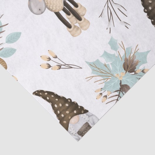 ノルディッククリスマスホリデーフェスティバル格言とムース 薄葉紙 (詳細)