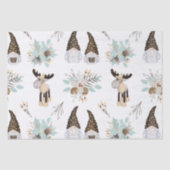 ノルディッククリスマスホリデーフェスティバル格言とムース 薄葉紙 (正面)