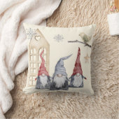 ノルディッククリスマス格言&ホーム名前をカスタムする クッション (ブランケット)