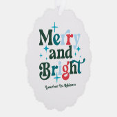 ノルディッククール メリー&ブライト レトロクリスマス フォト オーナメントカード (右)