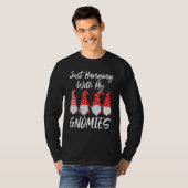 ノルディックサンタのノームと一緒クリスマス Tシャツ (正面フル)