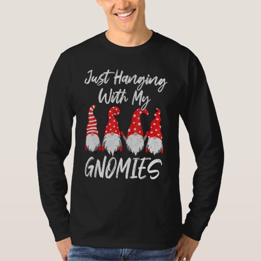 ノルディックサンタのノームと一緒クリスマス Tシャツ (正面)