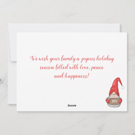 ノルディックサンタ格言額写真 シーズンカード (裏面)