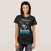 ノルディックスキーヤーのスキーウェアがカッコイイ Tシャツ (正面フル)