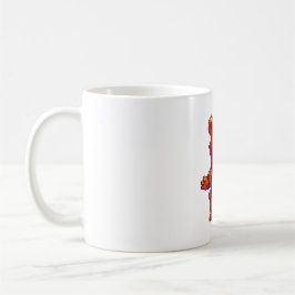 ノルディックセーターを着たかわいいクマ コーヒーマグカップ