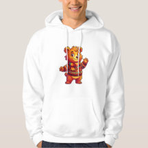 ノルディックセーターを着たクマのぬいぐるみ