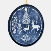ノルディックトインデナーオーナメント セラミックオーナメント (左)