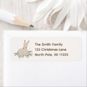 ノルディックトナディアクリスマス差出人住所 ラベル (インサイチュ)