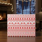 ノルディックトナディアホリデイフォークアートセーター ラッピングペーパー