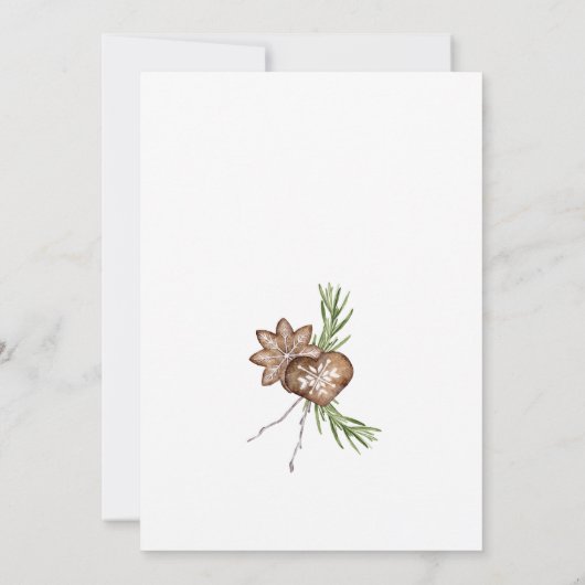 ノルディックハイゲウィンタークリスマスパーティの招待状 招待状 (裏面)