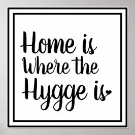 ノルディックハイゲスタイル | HomeはHyggeの位置 ポスター