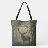 ノルディックハロウィントートバッグスタッグデザイン トートバッグ (裏面)